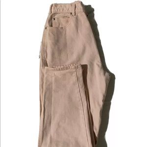 Pink high waist jeans